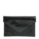 Nova Enveloptas leder/croco Black