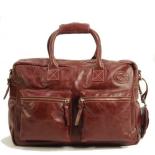 MicMac Westernbag A4 craquelé Bordeaux