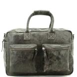 MicMac Westernbag A4 craquelé Brown