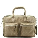 MicMac Westernbag A4 craquelé Taupe