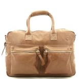 MicMac Westernbag A4 craquelé Dark Tan
