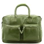MicMac Westernbag A4 craquelé Dark Green
