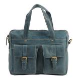MicMac Laptoptas Jeans Blue