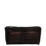 Spikes & Sparrow Dames Portemonnee Dark Brown