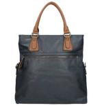 Twinbag Handtas Donker Blauw/Cognac