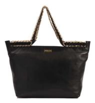 Guess Shopper Leder Chain Black
