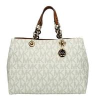 Michael Kors Shopper/handtas Logo Vanille