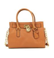 Michael Kors Hamilton Handtas Cognac-30t03hms3l -01
