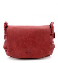 Wou Wou Schoudertas Wash Used Rood