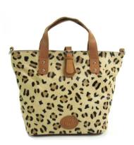 MicMac Handtas leder "Animal" Tijger
