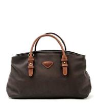 Jump Shopper 3-vak klein flock Chocolate