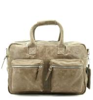 MicMac Westernbag A4 craquelé Taupe