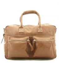 MicMac Westernbag A4 craquelé Dark Tan