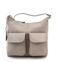 Buidel 2vv leder Taupe 15321