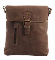 MicMac Schoudertas Dark Brown