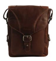 DD-Exclusive Schoudertas Leder Brown