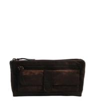 Spikes & Sparrow Dames Portemonnee Dark Brown