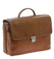 Plevier A4 tas 15.6 inch Cognac