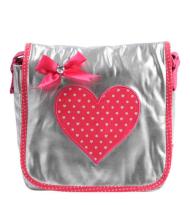 Zebra Trends Overslagtas Girly Hart Pink