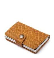 Secrid Creditcardhouder "MiniWallet" Cognac Reptile 01