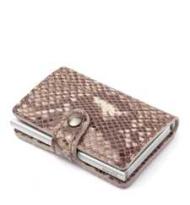 Secrid Creditcardhouder "MiniWallet" Taupe Snake 01