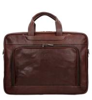 Tony Perotti A4-tas Rits Donker Bruin 01